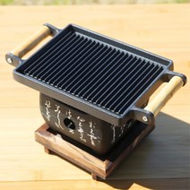미니 숯불 바베큐 개인화로 가정용 일본식화로 야유회 경량