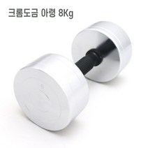크롬도금 팔운동기구 헬스아령 8kg