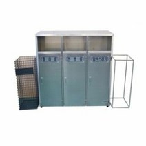 3분류 100리터 스텐 실외용 100리터 공원 분리수거함