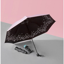 우아한클릭 초경량 자외선차단 암막 접이식 3단 수동양산 가벼운 우산 우양산 양우산