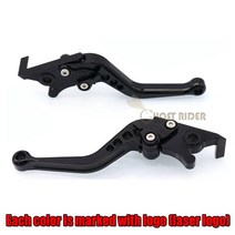 YAMAHA YZF-R125 용 YZF R125 R 125 2014 2015 2016 2017 CNC 오토바이 액세서리 짧은 브레이크 클러치 레버, 검정