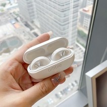 앰비 사운드 이어커프 골전도 귀걸이 타입 무선 블루투스 5.0 이어폰 고음질 이어버드, 01 White
