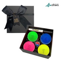 국산4피스 파크골프공 선물세트, 혼마 마블2 파크골프공, 단품