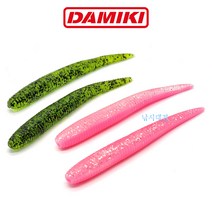 다미끼 스팅거 플로팅 4인치 배스낚시 웜, 469 SILVER SNOW BUG