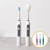 온가족 음파 전동 칫솔 본체+칫솔모+혀클리너 패키지 진동 칫솔, 패키지 민트