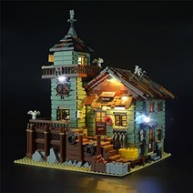 GEAMENT Bricks Light Set for Ideas Old Fishing Store 빌딩 블록 모델 레고 21310과 호환 (레고 키트 미포함)