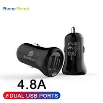 전동킥보드충전기 전기자전거 전동휠 충전기 전화 비행기 24w usb 듀얼 자동차 충전기 고속 충전 4.0 qc3.0 type c 휴대 전화 고속 충전 iphone호환, 4.8a, 다른