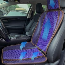 국산제품 차량용 3D쿨썸 통풍 여름시트 통풍시트 바람시트, 쿨썸시트_퍼플, 1개