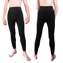 두꺼운 남자 스판레깅스 쫄바지 헬스복 러닝타이즈 블랙