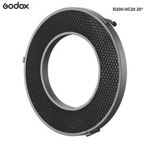 Godox-AD200/ AD200Pro 플래시 용 R200 링 헤드 200Ws 파워 우산 브래킷 카메라 운반 가방, [02] R200-HC20