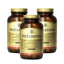 [2+1] Solgar 솔가 칼륨 250정 Potassium 포타슘 솔땡 고약사 약들약 3개