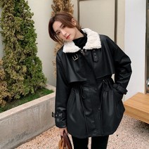 오버클래쓰 여성 긴팔 기본 허리끈 데일리 야상 아우터 간절기