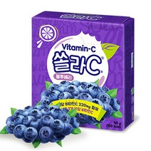 쏠라C 20정 블루베리맛 씹어먹는 비타민C 무설탕 간식 어린이 유치원 선물 무색소D, 상세페이지 참조, 상세페이지 참조