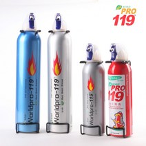 휴대용 차량용 초기 진압용 간이 소화기 미니소화기 소형, 실버