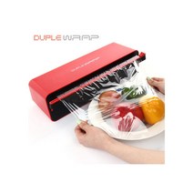 듀플랩 이지컷 가정용 랩커터기 랩핑기 랩포장기 주방 호일커터 1단, 레드