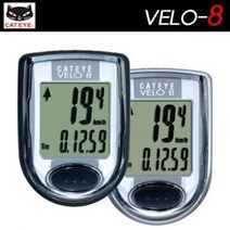 캣아이 VELO8 유선속도계/8가지기능/칼로기소비계산기능추가, 블랙