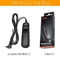 Godox RC-C1/C3/N1/N3/S1 DSLR 제어 코드 카메라 셔터 릴리즈 케이블 Canon Ni (옵션), 05 S1