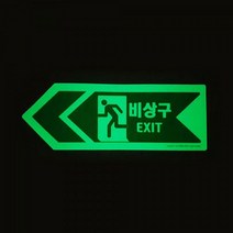 현wisdhm_오각형비상구표지판 고휘도스티커 안내판 표시 안전 안내표♥cleang, ♥cleang우