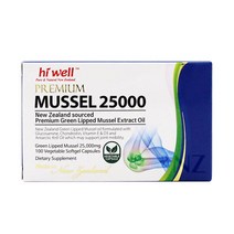 하이웰 프리미엄 초록홍합오일 25000mg 뉴질랜드초록홍합 그린머슬 글루코사민 콘드로이친 크릴오일 함유(그린뉴질랜드), 2개 200캡슐