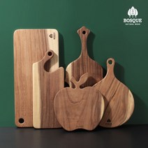 보스퀘 고급 피지 월넛 플레이팅도마 친환경 원목 호두 나무 도마 11종, 03. 보스퀘 원목도마 고양이