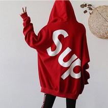 오브치치 남여공용 빅사이즈 슈프 후드집업