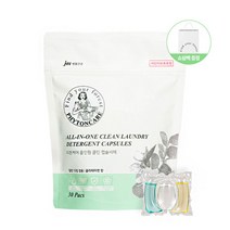 JW생활건강 피톤케어 올인원 클린 캡슐세제 30개입 드럼 일반용 세탁세제 대용량, 1팩