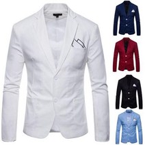 남자 린넨 자켓 캐쥬얼 빅사이즈 슬림핏 베이직 mab60 weizhi