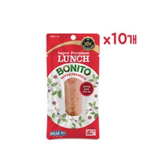 드림펫푸드 런치 보니또 20g x 10개 고양이 간식, 참치