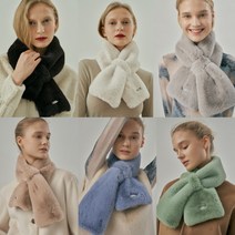 [몰리올리] 고급 에코퍼 MOLLI RING 머플러 [6COLOR]