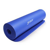 2퍼센트 NBR 요가매트 + 스트랩, 블루