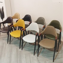 카페의자 업소용의자 인테리어 디자인 까페 철제 의자, 04.비올렛 철제콤비-브라운