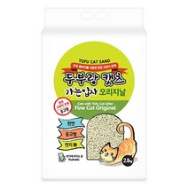 두부랑캣츠 고양이 모래 가는입자 2.8kg 오리지날
