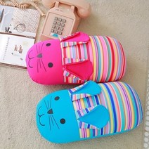비즈쿠션-래빗, 핑크