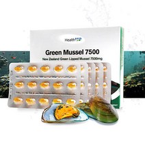 Health up Green Mussel 7500 뉴질랜드 헬스업 초록입홍합 300정