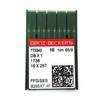 그로쯔베커르트 DBx1 공업용바늘 본봉 미싱 독일제 바늘, 1개