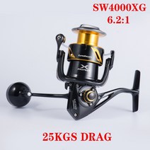 낚시 RC 보트 베이트 미끼 용품 낚시용 2021 Japan made lurekiller 풀 메탈 스피닝 지깅 릴 솔티스트 sw4000xg 5000xg 6000hg 35kgs, 10