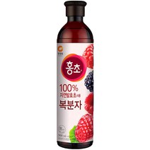 베스트식품 청정원 홍초v+복분자900ml x12개, 900ml, 12개