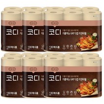 코디 기름먹는 UKP 3겹 키친타올 130매, 6롤, 6팩