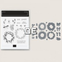 스텐실도안 2022 7 월 12 신제품 독일 미니 카탈로그 크리스마스와 할로윈 스탬프 금속 절단 다이 스크랩북 인사말 카드 만들기, Cutting Dies, 470