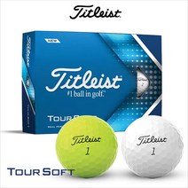 타이틀리스트 투어소프트 TOURSOFT 2피스 골프공, 투어소프트 화이트