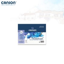 캔손 몽발 수채패드 300g 13.5x21 12매입 1면제본, CA807-PD156