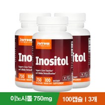 자로우 이노시톨 미오 마이오 이노시톨 Inositol 재로우 비건 베지 캡슐, 3개, 100Vege캡슐