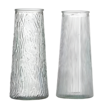유리꽃병 투명화병 2개, 투명