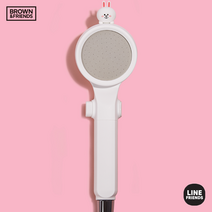 라인프렌즈 마이크로 버블 샤워기 필터 + 헤드 세트 코니, 1세트