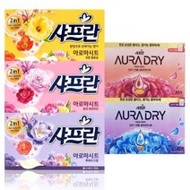1+1 뽑아쓰는 종이 섬유유연제 세탁소티슈 건조기 시트지 드럼세탁기 샤프란 스타일러향기, 헹굼용)샤프란 옐로코튼블로섬 3