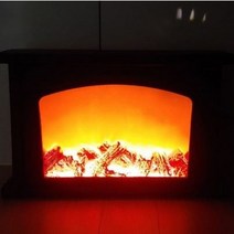 LED 벽난로 모형