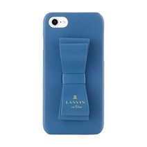 LANVIN en Bleu 랑방온블루 iPhone SE 3세대 리본 케이스 스탠드 링 기능 SE 2세대 8 7 대응