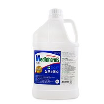 크로바 메디팜스 살균소독제 4L 미산성차아염소산수 뿌리는소독제, 1개