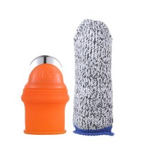 한국관리기 미니관리 콤바인2개/대 실리콘 엄지 커터 핑거 나이프 수호자 야채 수확 식물 따기 도구 컷-내, 01 as Pic_02 M