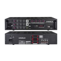 카날스 EMA400N 4채널 전문가용 파워드믹서앰프 다용도 중대형 매장용 앰프, EMA-400N